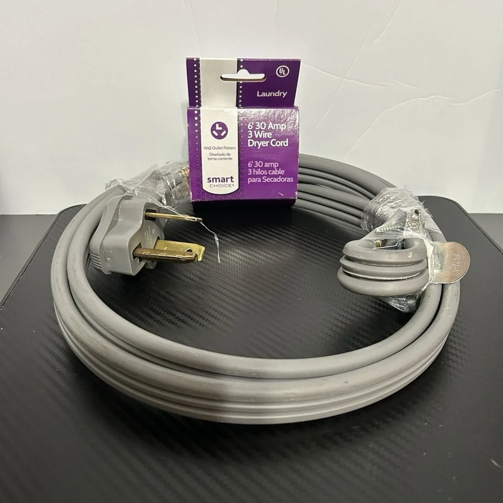 Smart Choice 6' 30-Amp 3-Prong‎ Dryer Cord